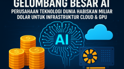Gelombang Besar AI: Perusahaan Teknologi Dunia Habiskan Miliaran Dolar untuk Infrastruktur Cloud & GPU