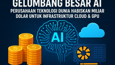 Gelombang Besar AI: Perusahaan Teknologi Dunia Habiskan Miliaran Dolar untuk Infrastruktur Cloud & GPU