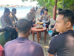 Sambang Humanis Bhabinkamtibmas Pulau Panggang, Warga Apresiasi Situasi Aman Selama Ops Lilin 2025