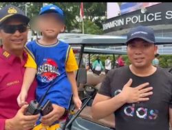 Anak Terpisah Saat CFD HI Ditemukan Polisi, Orang Tua Ucap Terima Kasih