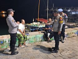 Polsek Kepulauan Seribu Utara Laksanakan Patroli Malam Gabungan Cegah Gangguan Kamtibmas