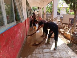 Pasbrimob 1 BKO Polres Tapteng Laksanakan Aksi Kemanusiaan Pascabencana