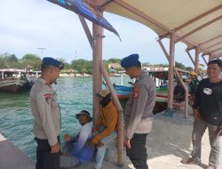Satpolairud Polres Kepulauan Seribu Gelar Patroli Dialogis Laut, Antisipasi Kejahatan dan Jaga Kamtibmas Perairan