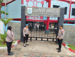 Polres Kepulauan Seribu Gelar Strong Point di Sekolah untuk Jaga Keamanan dan Ketertiban