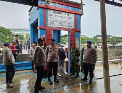 Polres Kepulauan Seribu Gelar Strong Point di Dermaga Marina Ancol, Wakapolres Pimpin Langsung Pengamanan