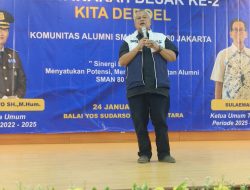 Ketum PERKAPJU hadiri MUBES II Alumni SMA 80
