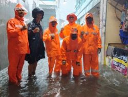 Hujan Deras Guyur Tugu Selatan, LMK RW 01 Pastikan Pompa Air Aktif Kendalikan Banjir
