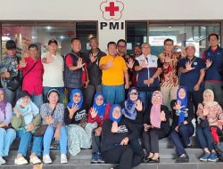 Silaturahmi Para Ketua Alumni Pelajar Jakut sambil Donor Darah