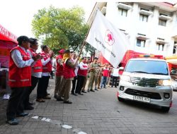 Wali Kota Jakbar Lepas Pengiriman Bantuan Kemanusiaan ke Aceh