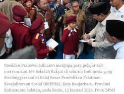 Presiden Prabowo : Sekolah Rakyat Jadi Fondasi Lahirnya Generasi Unggul Indonesia Berdaya Saing Global