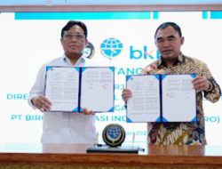 Direktur Jenderal Perhubungan Laut Tandatangani PKS Dengan Direktur Utama PT Biro Klasifikasi Indonesia
