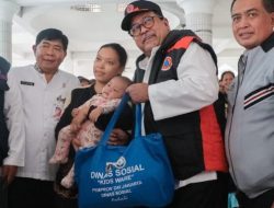 Wagub DKI Kunjungi Lokasi Pengungsian Warga Terdampak Banjir di Rusunawa KS Tubun