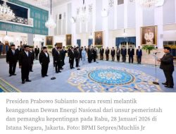 Presiden RI Lantik Dewan Energi Nasional