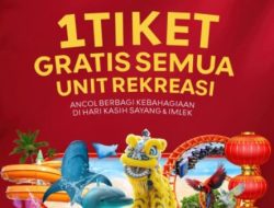 Sambut Valentine dan Imlek 2026, Ancol Luncurkan Tiket Akses Seluruh Wahana