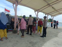 Polres Kepulauan Seribu Rutin Gelar Strong Point di Dermaga, Utamakan Keselamatan Penumpang