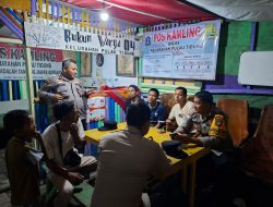 Patroli Malam Gabungan Polsek Kepulauan Seribu Selatan Perkuat Siskamling dan Cegah Guantibmas
