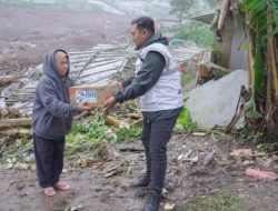 BRI Peduli Salurkan Bantuan Bagi Warga Terdampak Longsor Cisarua Kabupaten Bandung