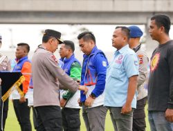 Pimpin Apel Ojol-Buruh di Sumsel, Kapolri Tekankan Jaga Persatuan hingga Stabilitas Nasional