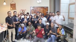 Silaturahmi Ramadhan, Satgas Damai Cartenz dan Wartawan Nabire Perkuat Kemitraan