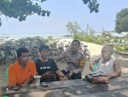 Bhabinkamtibmas Pulau Pari Aktif Sambangi Warga, Sosialisasikan Layanan Polri 110 Gratis 24 Jam