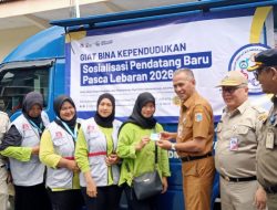 Sudin Dukcapil Jakut Gelar Bina Kependudukan dan Sosialisasi Pendatang Baru di Tugu Utara