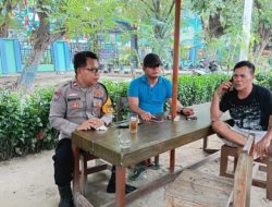 Bhabinkamtibmas Pulau Untung Jawa Sosialisasikan Layanan Polri 110 kepada Warga