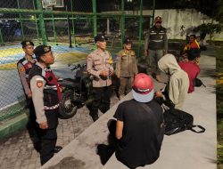Patroli Malam Gabungan TNI-Polri dan Instansi Terkait, Polsek Kepulauan Seribu Utara Perkuat Siskamling dan Sosialisasikan Layanan 110