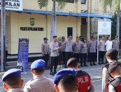 Apel Pagi Polres Kepulauan Seribu, Wakapolres Tekankan Pedomani Direktif Kapolda Metro Jaya