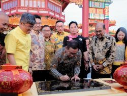 Gubernur DKI Resmikan Kelenteng Tian Fi Gong di PIK 2 Jakarta Utara