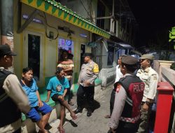 Patroli Gabungan Dini Hari, Polsek Kepulauan Seribu Utara Gencarkan Antisipasi 3C dan Sosialisasi Layanan 110