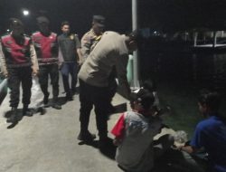 Patroli 3C dan Sosialisasi Layanan Polisi 110, Polsek Kepulauan Seribu Selatan Hadir Jaga Kamtibmas Pulau-Pulau Penduduk