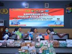 Polda Lampung Berhasil Gagalkan Penyelundupan Narkoba Senilai RP 235 Miliyar Di Bakauheni, 24 Tersangka Diamankan