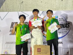 DKI Jakarta Juara Umun Kejurnas Panjat Tebing KU XX FPTI 2026 Jadi Kado Spesial HUT Jakarta 499