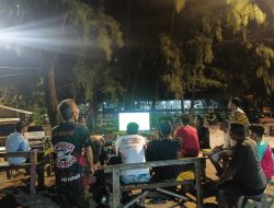 Nobar Piala Dunia 2026 di Pulau Pari, Polisi dan Warga Perkuat Kebersamaan Sambil Jaga Kamtibmas