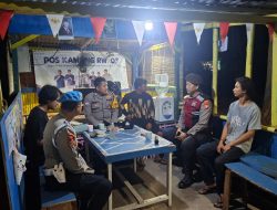 Patroli Malam Jakarta On The Spot, Polsek Kepulauan Seribu Selatan Perkuat Pengamanan Dermaga dan Edukasi Wisatawan
