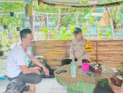 Bhabinkamtibmas Pulau Untung Jawa Sambang Warga Melalui Jakarta On The Spot, Sosialisasikan Layanan Polri 110