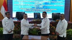 Kejati Bangka Belitung dan Pelindo Regional 2 Perkuat Sinergi Penanganan Hukum