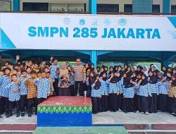 Tanamkan Karakter dan Budaya 5S, Bhabinkamtibmas Pulau Untung Jawa Ajak Siswa SMPN 285 Jadi Pelopor Kamtibmas