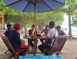 Bhabinkamtibmas Pulau Tidung Sambang Warga Lewat Jakarta On The Spot, Sosialisasikan Layanan Polri 110