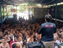 Di MPLS SMPN 231, Tagana Jakut Berikan Edukasi Pengurangan Bencana Bagi Siswa