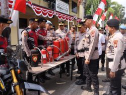 Antisipasi Kemarau Panjang, Polres Kepulauan Seribu Gelar Apel Kesiapsiagaan Bencana 2026