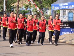 Polres Kepulauan Seribu Gelar Kesamaptaan di Marina Ancol, Kapolres: Pastikan Anggota Sehat dan Siap Bertugas