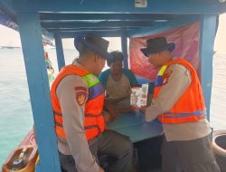 Jakarta On The Spot, Satpolairud Polres Kepulauan Seribu Sosialisasikan Layanan Polisi 110 dan Ajak Nelayan Tolak Alat Tangkap Terlarang