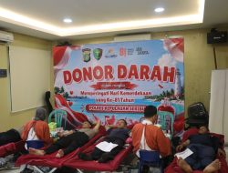 Sidokkes Polres Kepulauan Seribu Gelar Bakti Kesehatan Donor Darah dan Cek Kesehatan Gratis Sambut HUT RI ke-81