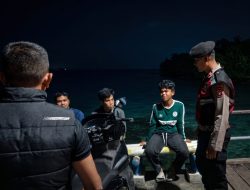 Patroli Malam Jakarta On The Spot, Polsek Kepulauan Seribu Selatan Hadir di Tengah Warga dan Sosialisasikan Layanan Polisi 110