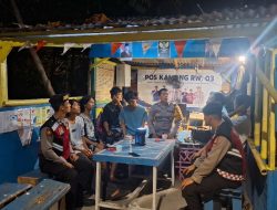 Patroli Malam Jakarta On The Spot di Pulau Tidung, Polisi Sosialisasikan Layanan 110 kepada Warga