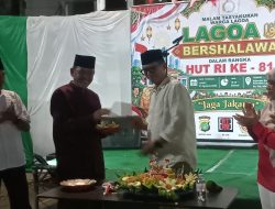 Ungkapan Syukur HUT RI, Komponen Masyarakat Lagoa Gelar Lagoa Bersholawat