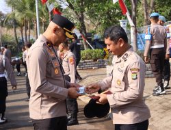 Kapolres Kepulauan Seribu Pimpin Gaktibplin Usai Apel Pagi, Pastikan Disiplin dan Kesiapsiagaan Anggota