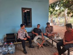 Jaga Jakarta di Pulau Lancang, Bhabinkamtibmas Sosialisasikan Layanan Polisi 110 dan Imbau Warga Pakai Masker