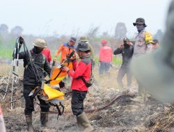 Polda Jambi Cek dan Tangani Karhutla di Sungai Aur, Luas Lahan Terbakar Capai 20 Hektare